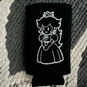 Glitter Peach Slim Koozie